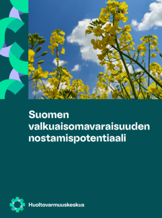 PDF:n kansikuva Suomen valkuaisomavaraisuuden nostamispotentiaali