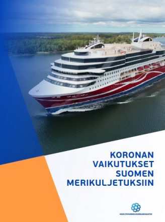 PDF:n kansikuva Koronan vaikutukset Suomen merikuljetuksiin