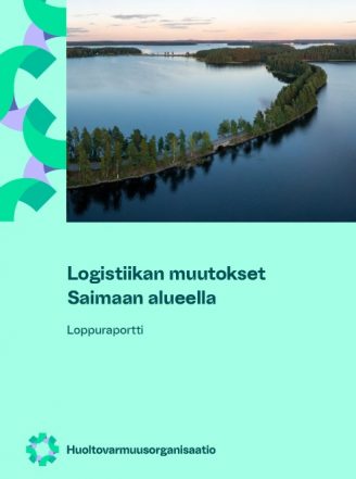 PDF:n kansikuva Logistiikan muutokset Saimaan alueella 2022